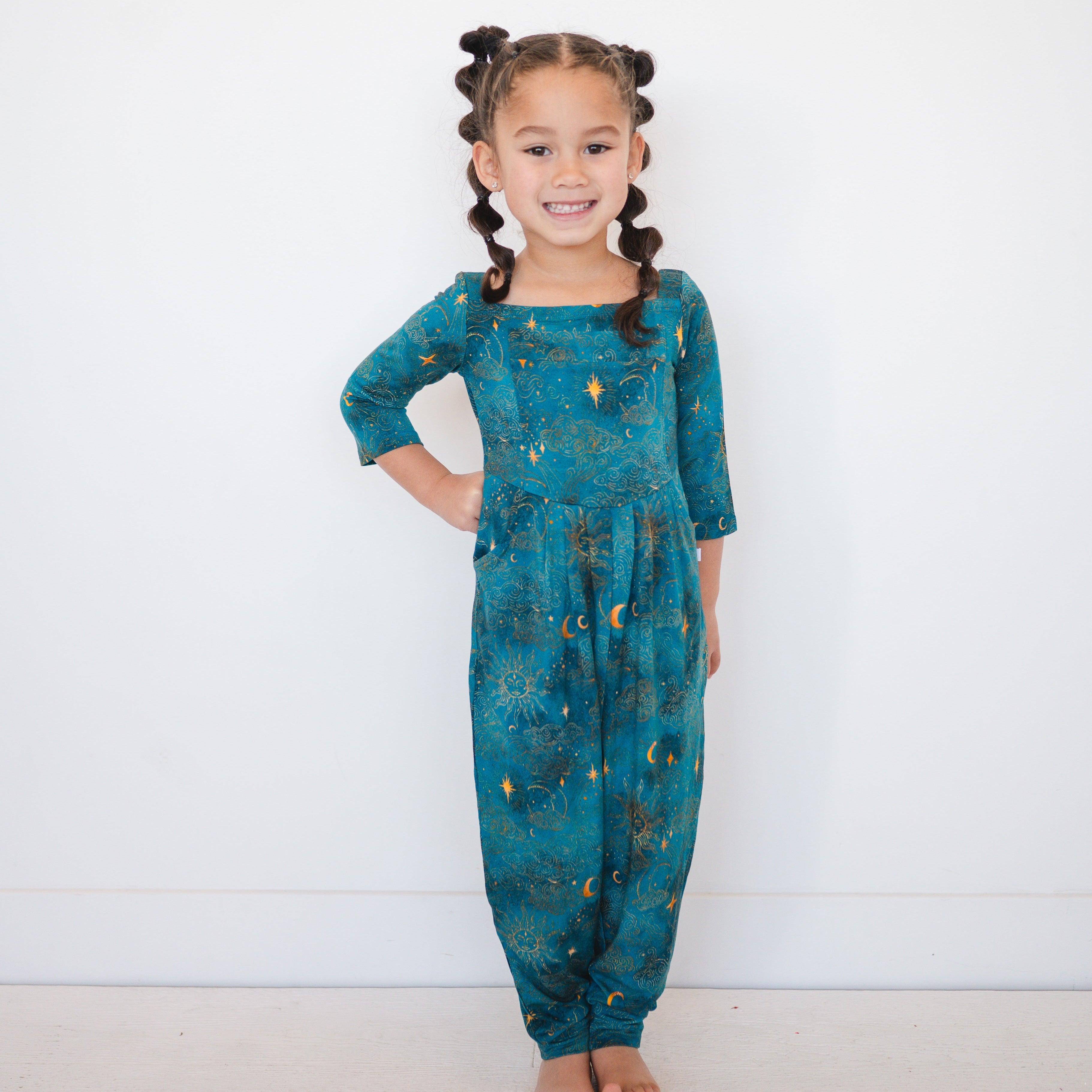 Dilly Romper - Stellar Suns - Luxe