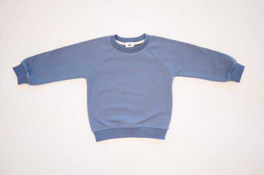 Crew - Oxford Blue - Organic Cotton Terry