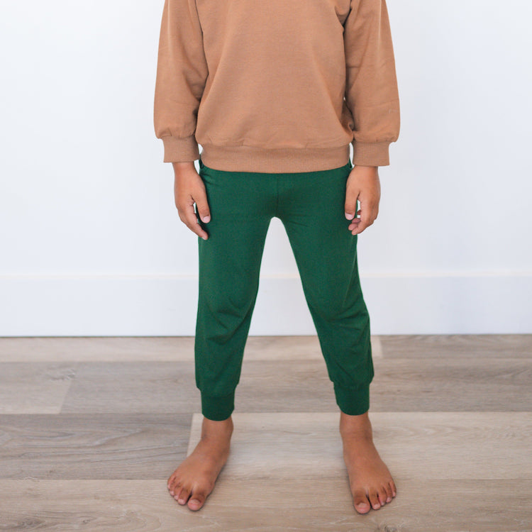 Jogger - Owlery Green - Luxe Bamboo