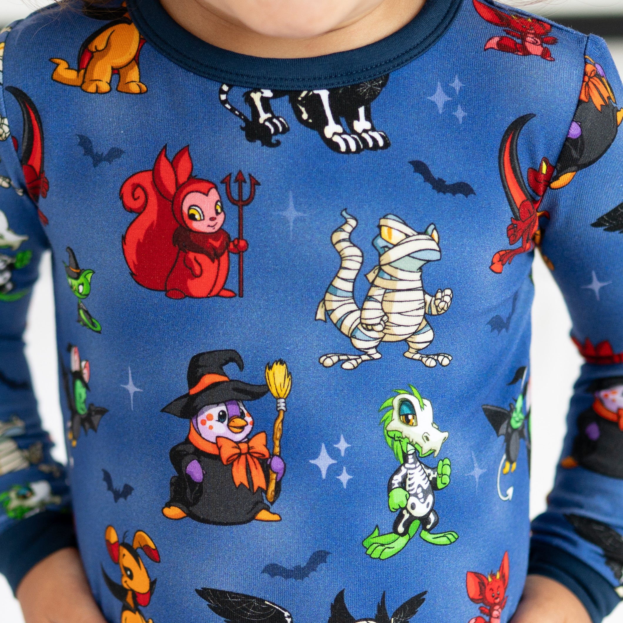 Classic Fit PJ Set - Halloween - NEOPETS™ - Luxe Bamboo