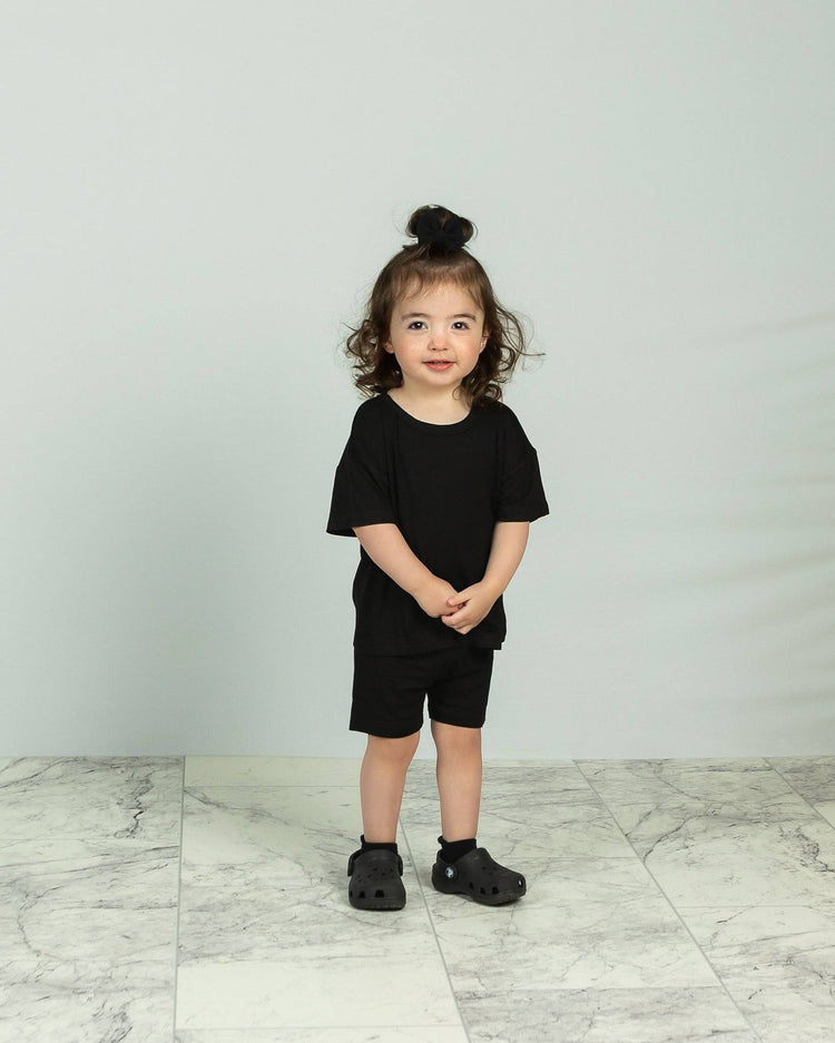 Oversized T-Shirt - Obsidian - Ploom Basics Bamboo