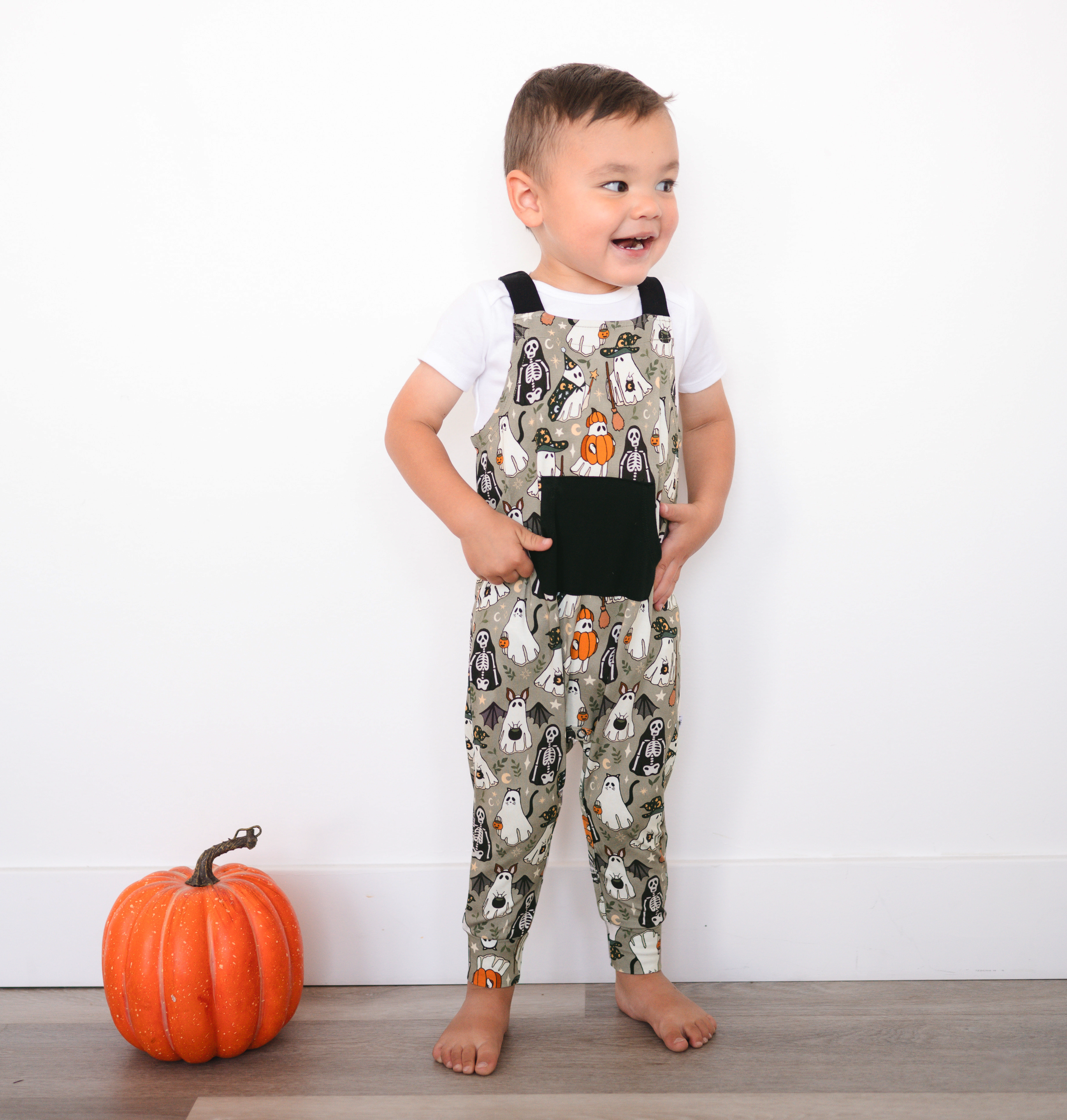 FINAL SALE- Overalls - Boo Crew - Luxe