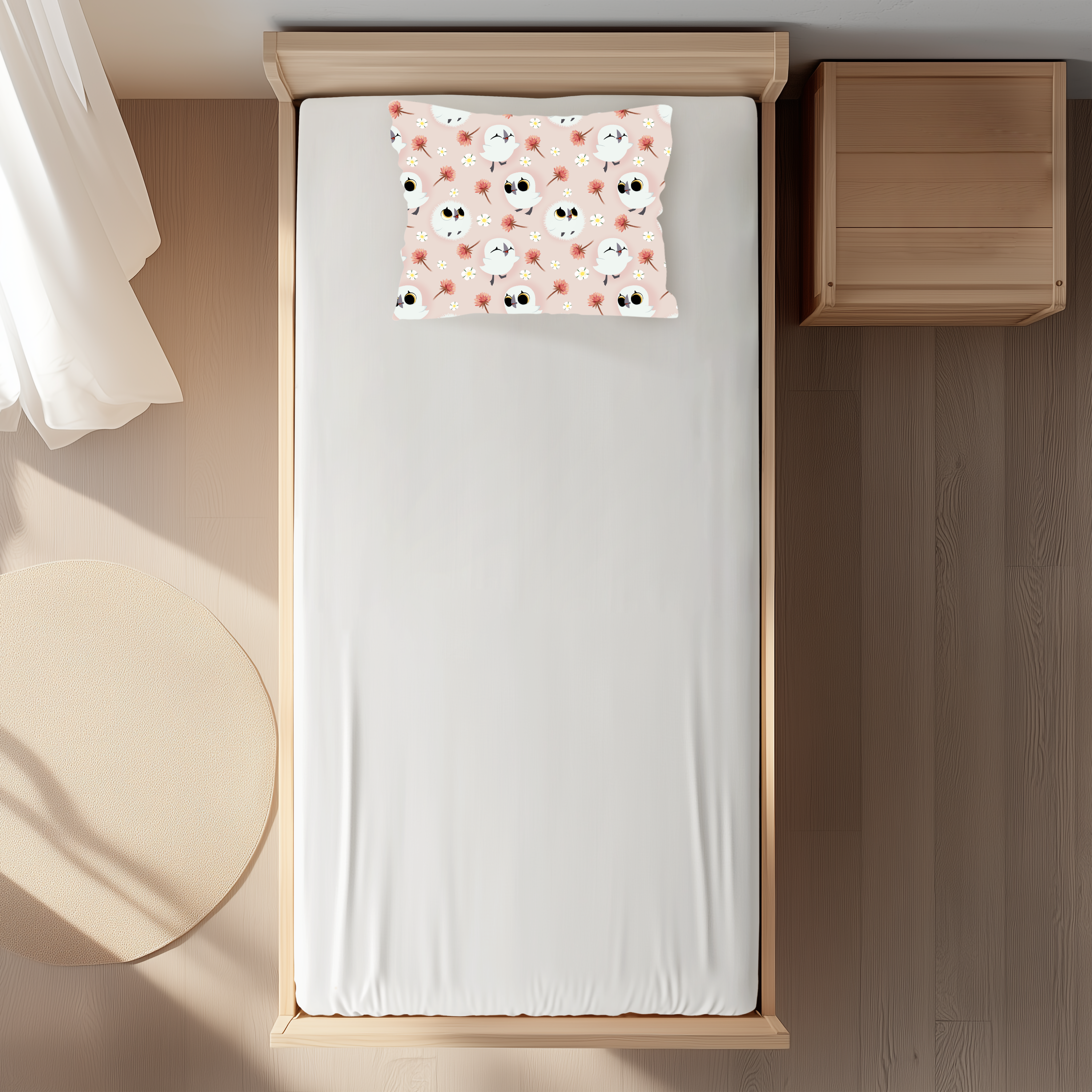 PREORDER - Twin Sheet & Pillow Case Set - Puffin Rock™ - BABA BOO - Tencel™ Modal