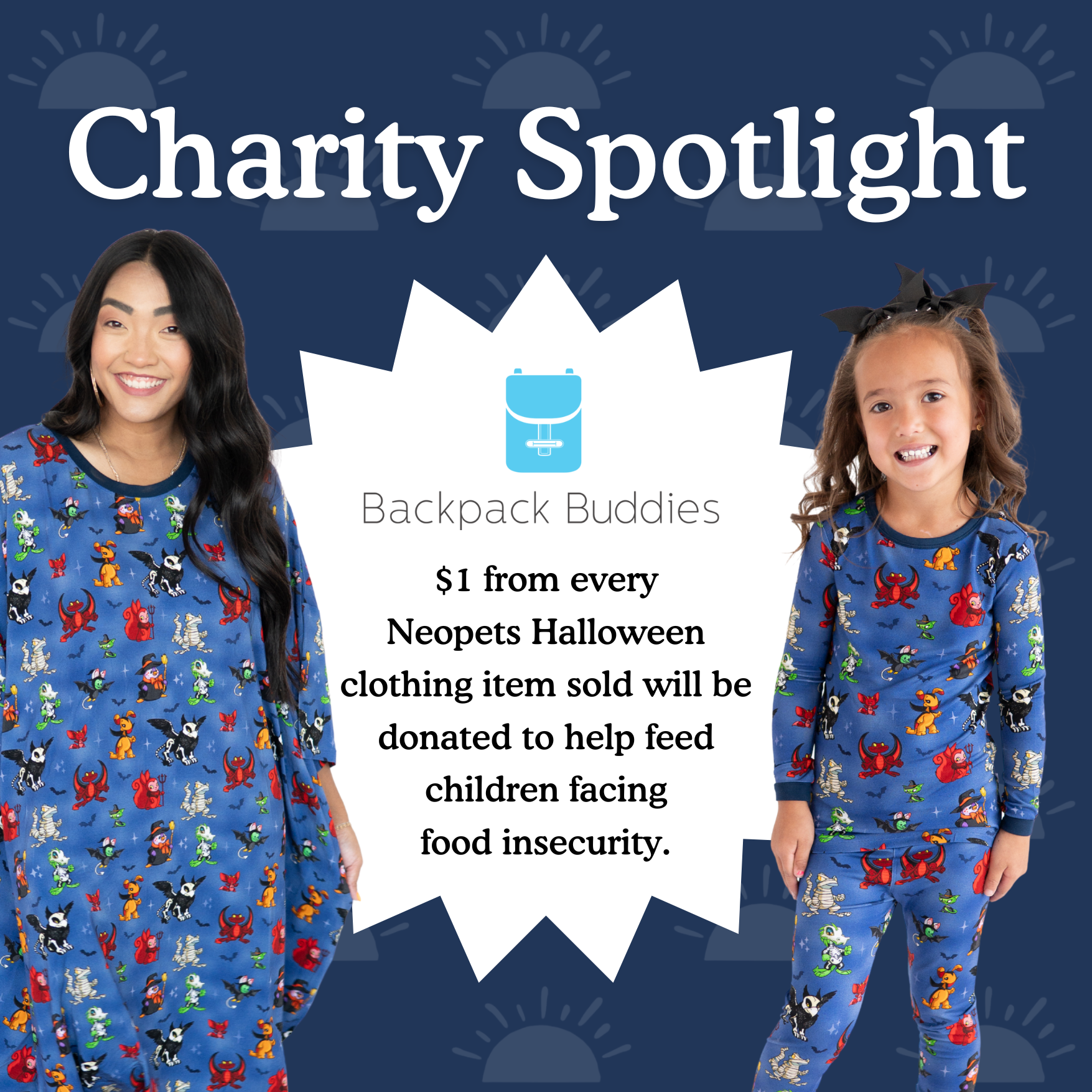 Classic Fit PJ Set - Halloween - NEOPETS® - Luxe Bamboo