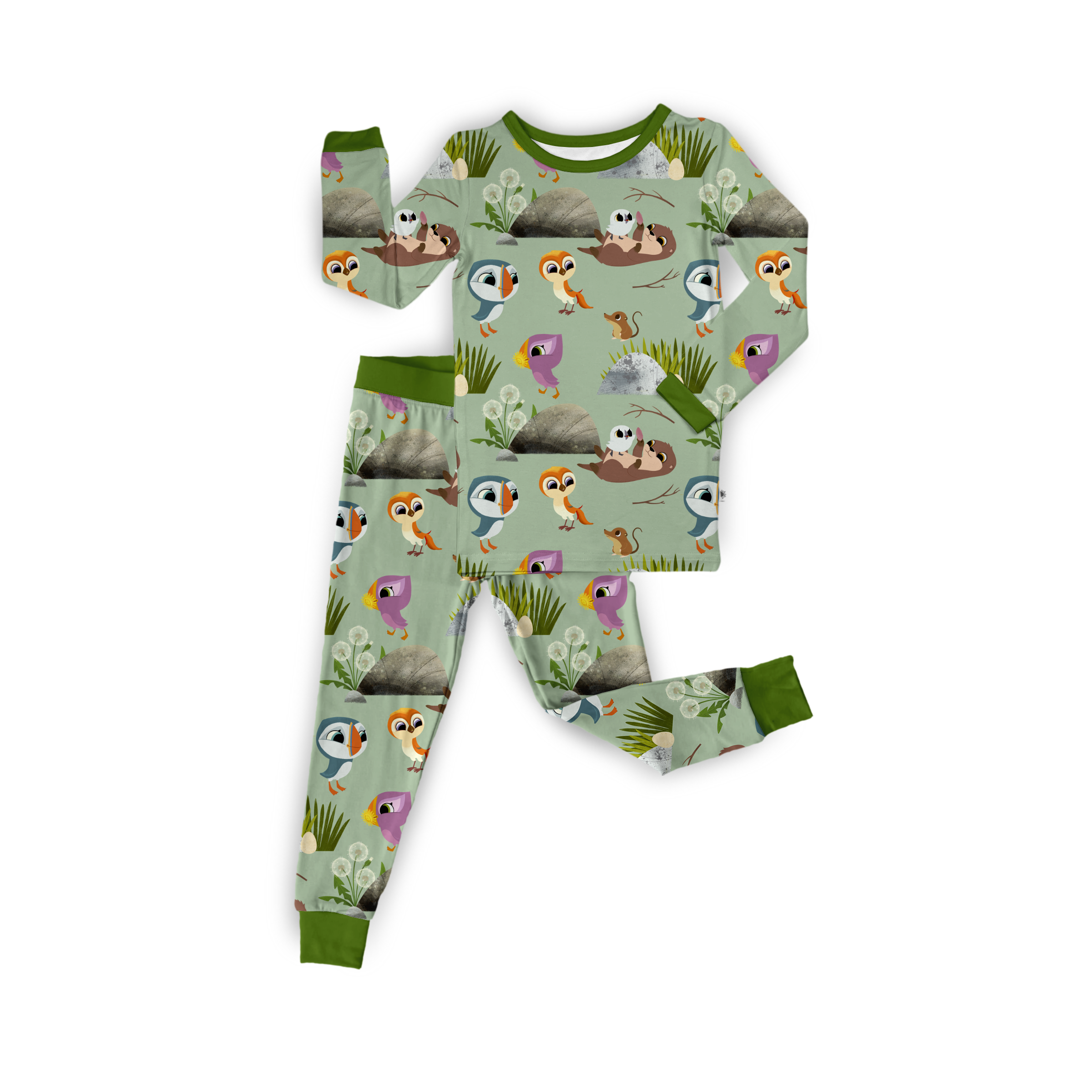 PREORDER - Classic Fit PJ Set - Puffin Rock™ -The Burrow - Tencel™ Modal