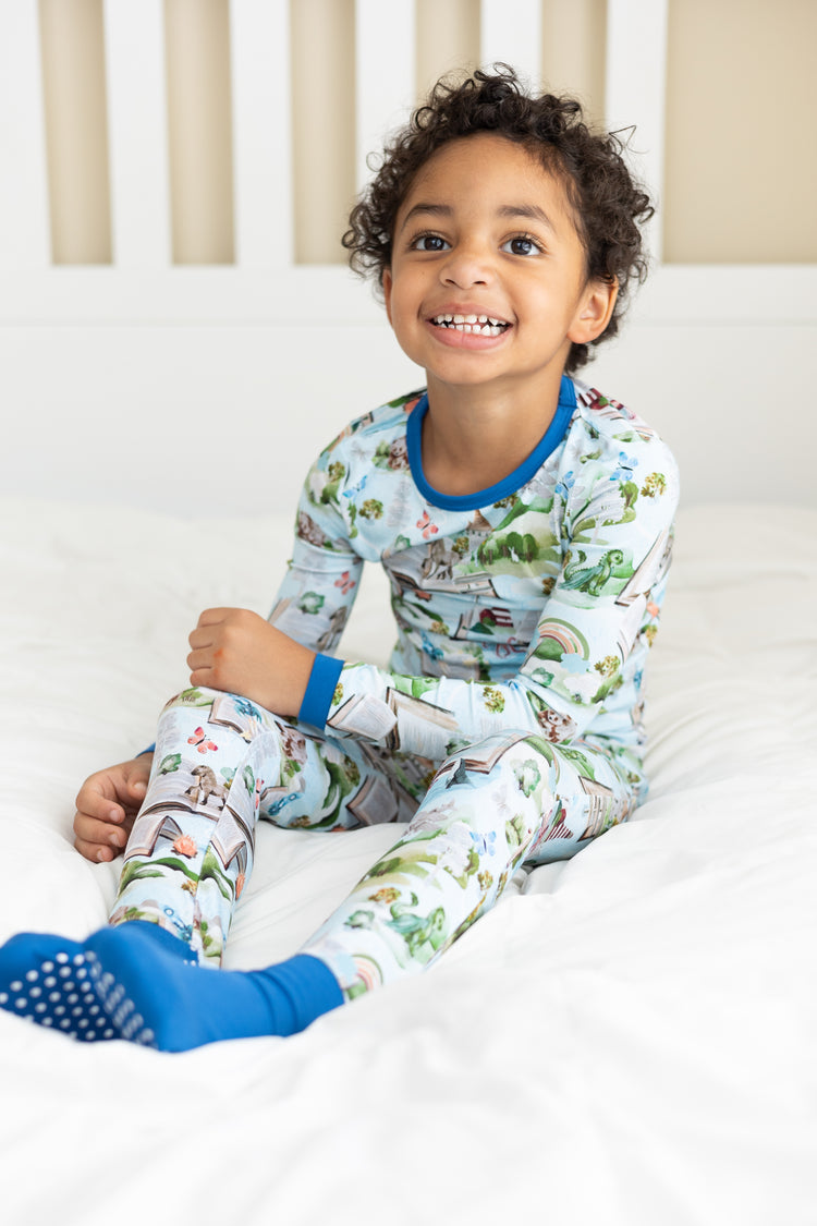 Convertible Footie PJ Set - Storytime - Luxe Bamboo