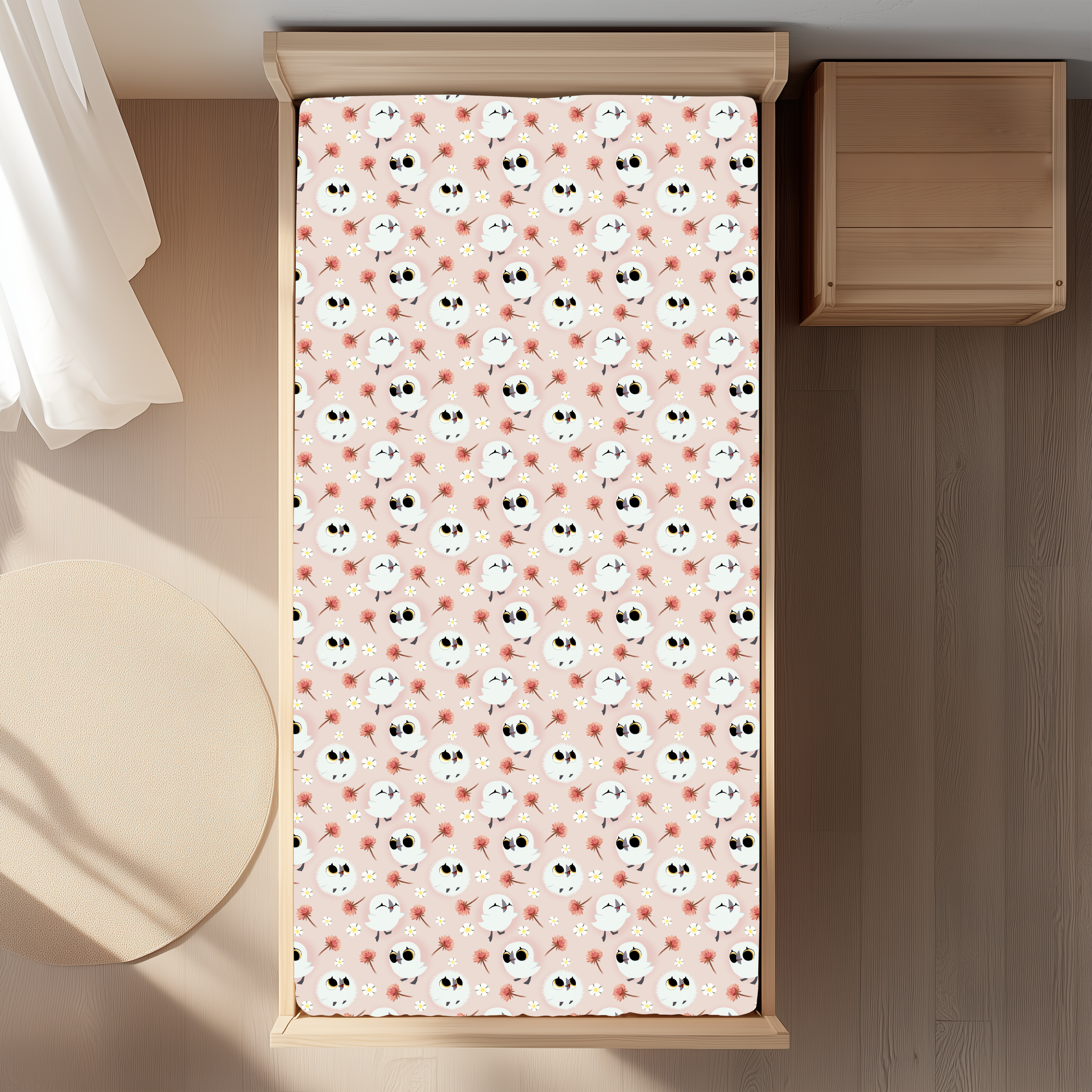 PREORDER - Twin Sheet & Pillow Case Set - Puffin Rock™ - BABA BOO - Tencel™ Modal