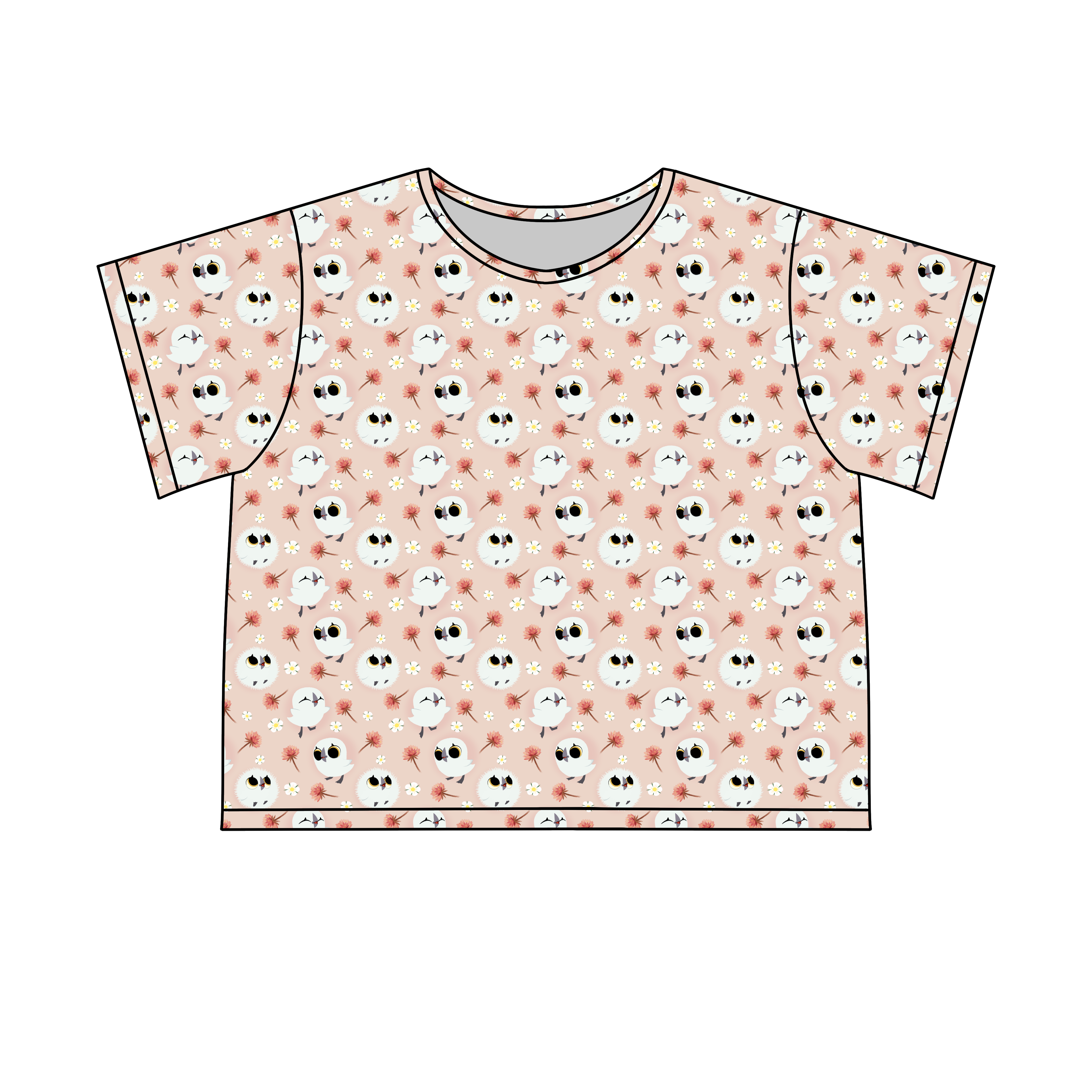 PREORDER - Adult Mega Sleep Tee - Puffin Rock™ - BABA BOO - Tencel™ Modal