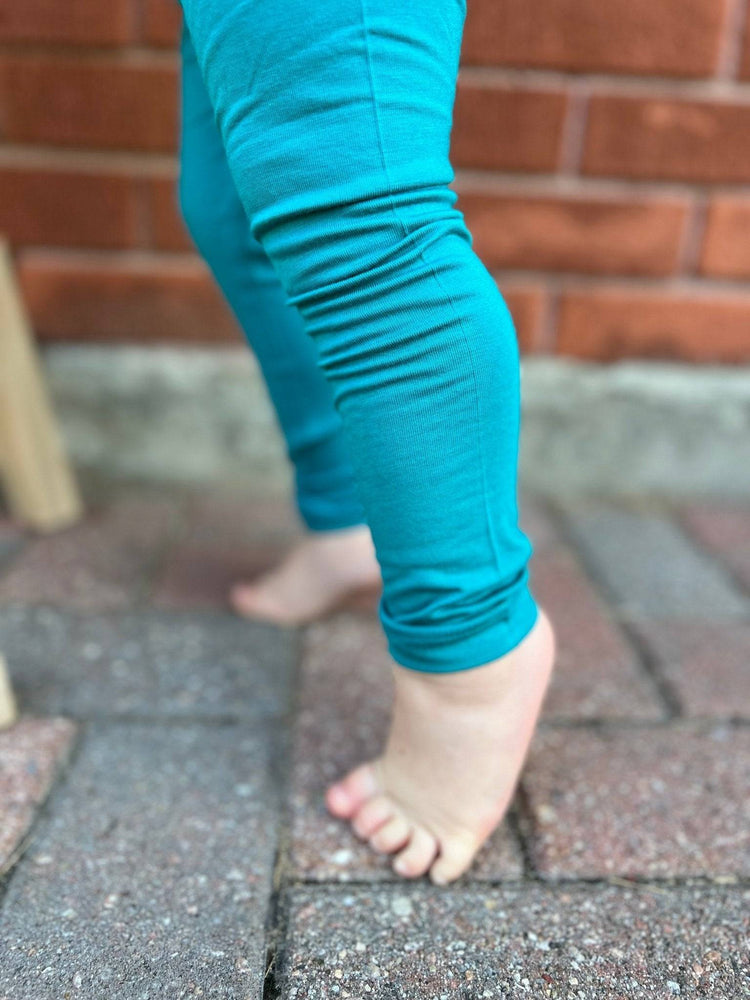 The Bamboo Legging - Fanfare Blue - ploombaby